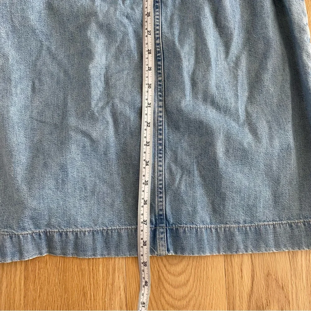 Levi’s Bryn Denim Shirt Dress in Midwash Blue Sz S - Picture 7 of 8